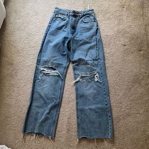 Zara ripped denim jeans